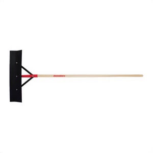 Razor-Back® 83111 Tough Duty Barn Scraper, 6 H x 24 in W x 14 ga Thick, Carbon Steel Blade, 60 in L Handle