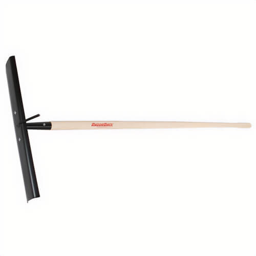 Razor-Back® 83154 Industrial Grade Concrete Rake with Rebar Hook, Steel Blade, 20 in in L x 4 in in W