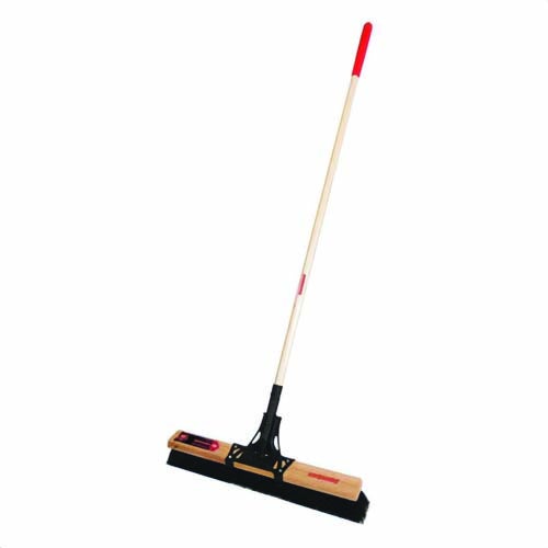 Razor-Back® BR24RG17 Super Socket Rough Surface Push Broom, 66-3/4 in OAL, 24 in W Sweep Face