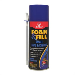 Red Devil® 0913 Foam and Fill® Minimal Expanding Foam Sealant, 12 oz Aerosol Can with Nozzle, Aerosol Can Form, Champagne