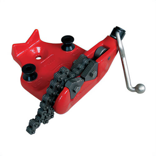 Reed 02550 Chain Vise, 1/2 to 8 in Pipe, 3-Sided Jaws
