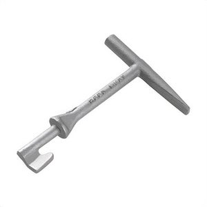 Reed MKDT T-Skeleton Lid Key, 7 in Overall Length, Ductile Iron, Silver