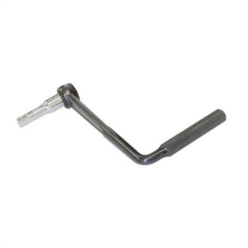 Reed RGCRCT Ratchet Wrench, For Use With: RG6HDCOMBO Roll Groover, 1/2 in Square, Bent Handle