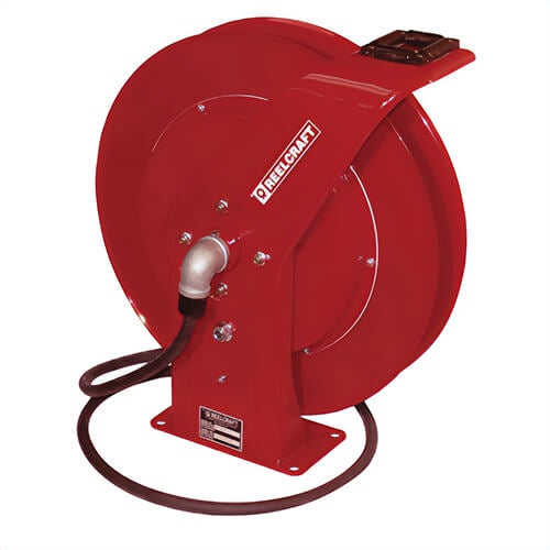 Reelcraft® 4420 OLP 4000 Low Pressure Premium Duty Hose Reel with Hose, 1/4 in ID x 19/40 in OD x 20 ft L Hose, 300 psi Pressure