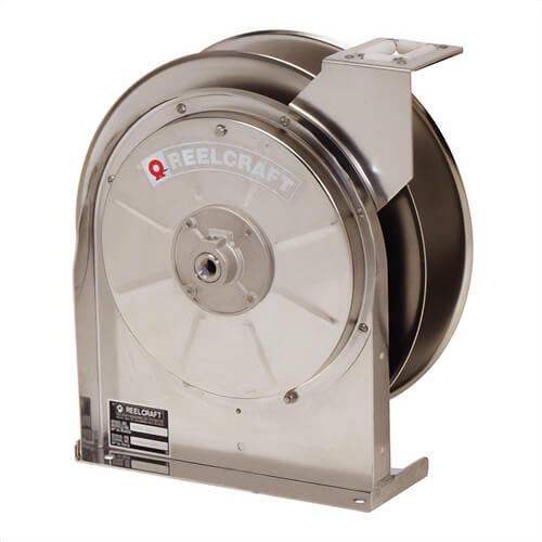 Reelcraft® 5600 OLS 5000 Corrosion-Resistant Low and Medium Pressure Hose Reel, 3/8 in ID x 3/5 in OD x 35 ft L Hose, 300 psi Pressure