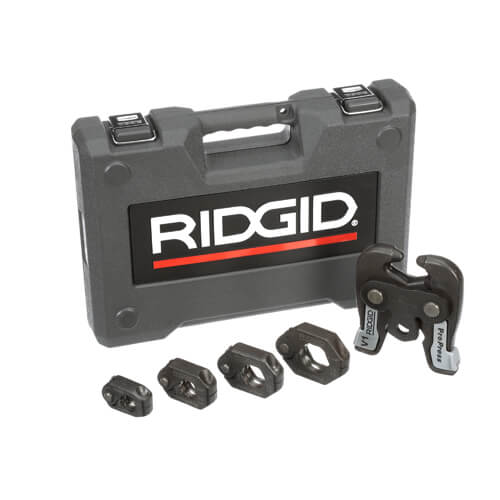 Ridgid® 27423 ProPress® V1 Standard Ring Kit with Actuator and Case, Copper/Stainless, 1/2 in - 1-1/4 in Ring