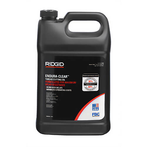 Ridgid® 32808 Endura-Clear Thread Cutting Oil, 1 gal Can, Mild Petroleum, Liquid, Amber