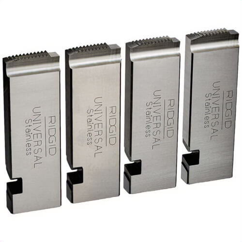 Ridgid® 47780 Pipe Die, 1/4 in Pipe and Conduit, 1/4-3/8-18 NPT Thread, Right Hand Thread, 4 pc