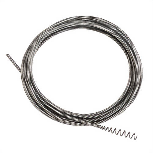 Ridgid® 50647 Drain Cleaning Cable S-1 with Funnel Auger, 1/4 in dia x 15 ft L, for Use with Sink Machine, Drain Line