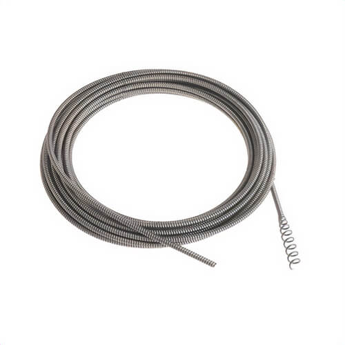Ridgid® 50657 Drain Cleaning Cable S-3 with Funnel Auger, 1/4 in dia x 35 ft L