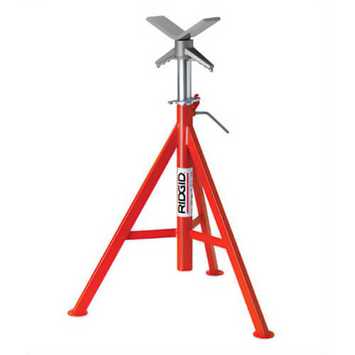 Ridgid® 56662 V-Head High Pipe Stand VF-99, 12 in Pipe, 2500 lb Load
