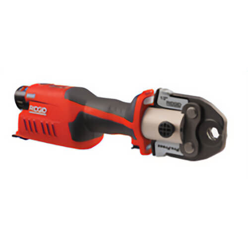 Ridgid® 57378 Compact Press Tool Kit with Pureflow™ 1/2, 3/4, 1 in Jaws, 12V, Li-Ion Battery