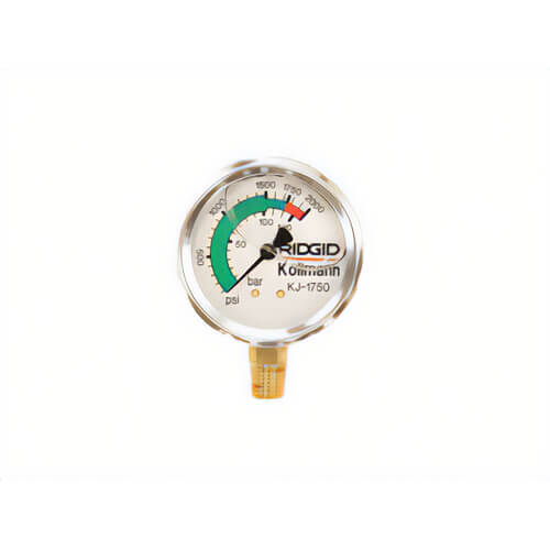 Ridgid® 63957 Pressure Gauge, for Use with Model KJ-1750 Jetter, 120 VAC 60 Hz