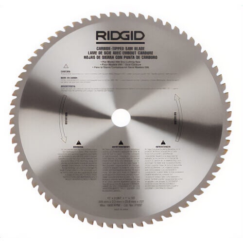 Ridgid® 71697 Circular Saw Blade 614, 12 in dia x 0.087 in Thick, 1 in Arbor, 60 Teeth