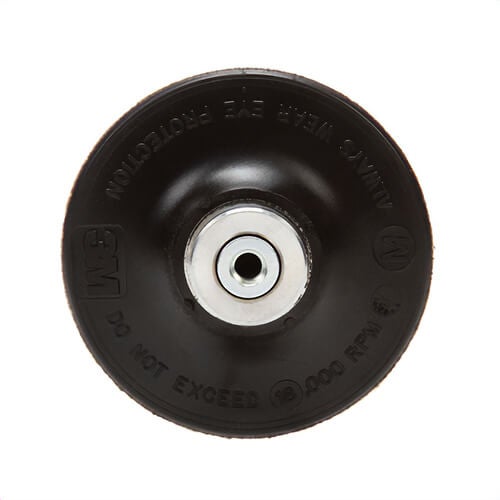 3M™ 00051144142156 Roloc™ Medium Density Pad Backup, 3 in dia Pad, Type TS Attachment