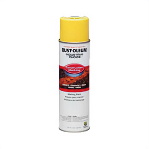 Rust-Oleum® 264695 M1400 General Purpose Water Base Marking Paint, 20 oz Container, Liquid Form, Hi-Viz Yellow, 400 linear ft/gal