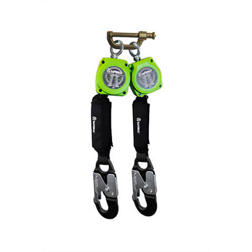 Safewaze™ 019-5057 Dual Leg Web SRL Western Safety, Retractable with Aluminum Snap Hooks