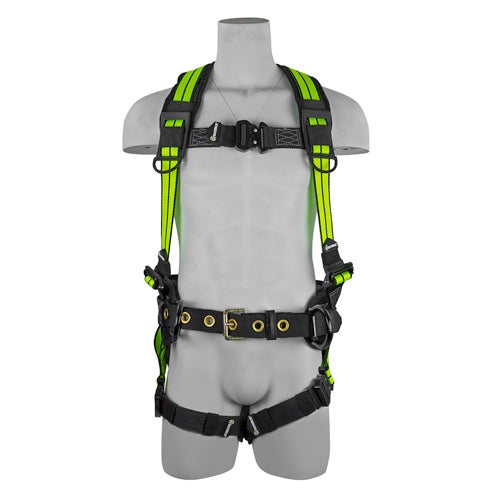 Safewaze™ FS-FLEX253-XL Pro Construction Harness, Alu 3D, Shoulder/Waist/Leg