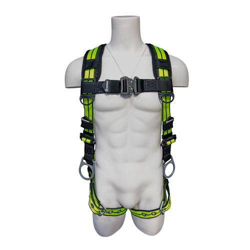 Safewaze™ FS-FLEX285-L/XL PRO+ Full Body Harness, 3D, QC Chest, TB Legs