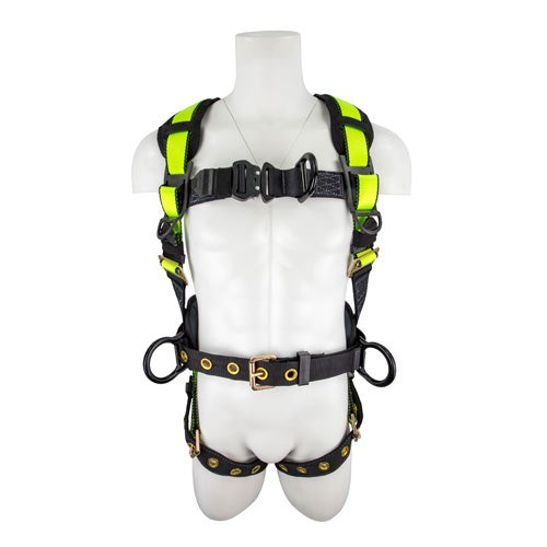 Safewaze™ FS377-L Wind and Tower Construction Harness, Alu 3D, Alu QC Chest, Alu FD, TB Legs