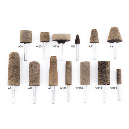 SAIT® 27405 Mounted Point, A11 Point, 7/8 in dia x 2 in L Head