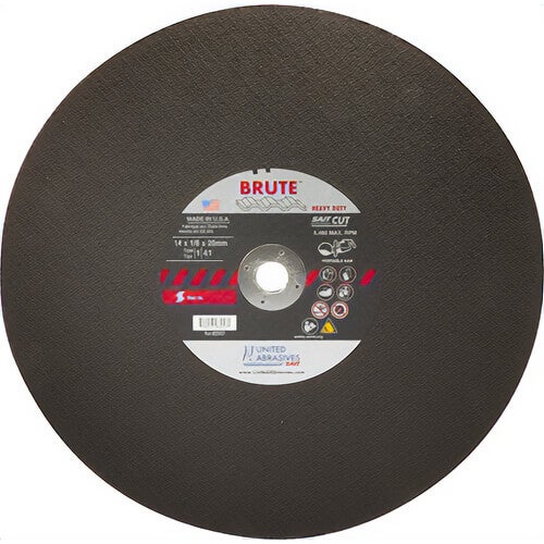 SAIT® Brute™ 23422 Type 1 Burr Free Portable Saw Cut-Off Wheel, 12 in dia x 1/8 in Thick, 20 mm Center Hole