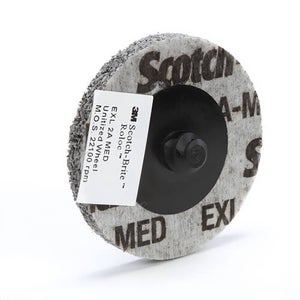 Scotch-Briteâ„¢ 7100000860 Rolocâ„¢ EXL Unitized Wheel, XL-UR, 2A Medium, TR, 2 in
