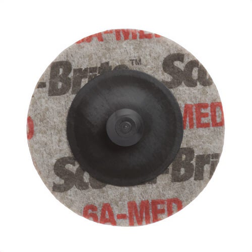 Scotch-Brite™ 7000045979 Roloc™ EXL Unitized Wheel, XL-UR, 6A Medium, TR, 2 in
