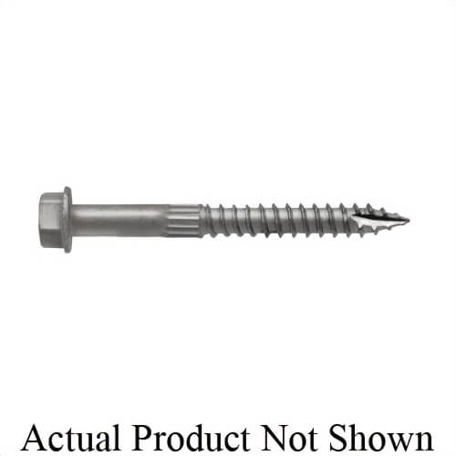 Simpson Strong-Tie® Strong-Drive® SDS25212-R25 Heavy-Duty Connector Screw, 2-1/2 in OAL, Hex Head, Hex Drive, Double-Barrier Coated