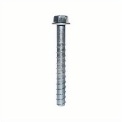 Simpson Strong-Tie® THD75700H Heavy Duty Screw Anchor, 3/4 in dia, 7 in OAL, Hex Washer Head Drive, Carbon Steel, 5-1/2 in D Min Embedment
