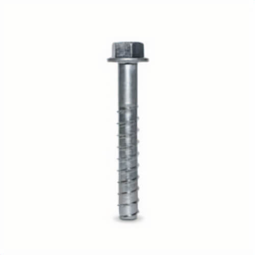 Simpson Strong-Tie® THDT75600H Heavy Duty Screw Anchor, 3/4 in dia, 6 in OAL, Hex Washer Head Drive, Carbon Steel, 5-1/2 in D Min Embedment