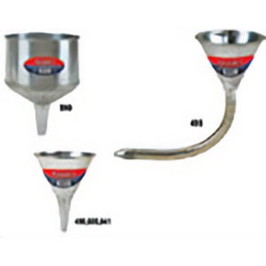 S&K Products 490, 1 qt 6 in Center Tube Funnel, Galvanized