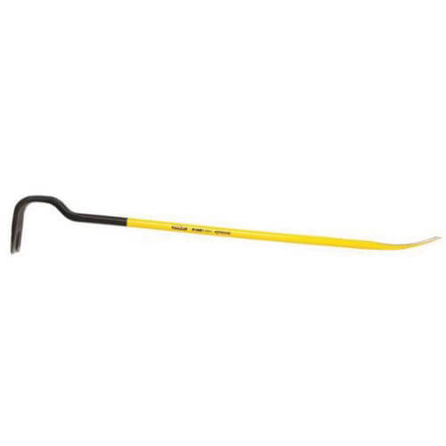 Stanley® FatMax® Xtreme™ 55-504 Gooseneck Wrecking Bar, Beveled/Slotted Claw Tip, 36 in OAL, Spring Steel