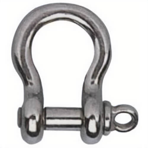 Suncor® S0116-FS10 Screw Pin Anchor Shackle, 1,500 lb WLL, 3/8 in dia, 2.42 in L
