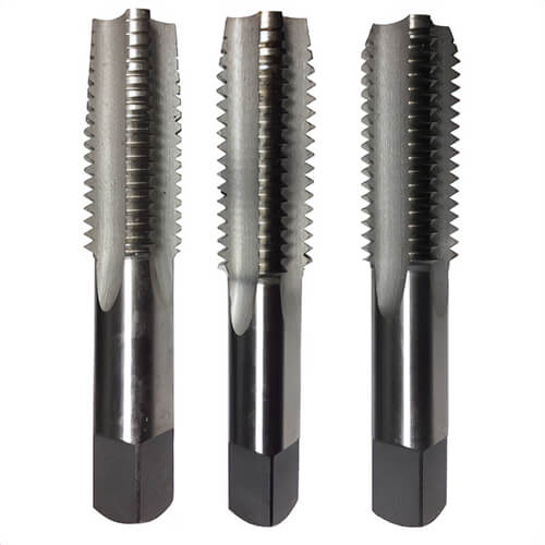 Drill America® T/AS12X1.75 Hand Tap Set, Right Hand Cutting, Bottoming/Plug/Taper Chamfer