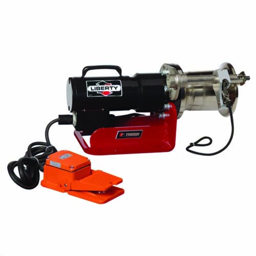 Thern® 3CP1M-AFS Liberty® Portable Capstan Winch with Fixed Mount, up to 1000 lb