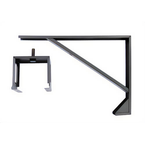 TPI A5105 Mounting Bracket, Steel, For Use With: 5100 Series 3.3 to 5 kW Fan Forced Unit Heater, Powder Coated, 21 in L x 17 in W x 6 in H