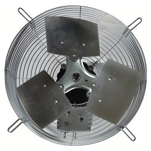 TPI CE12D CE Series 1-Phase Direct Drive Standard Exhaust Fan, 12 in dia Blade, 120 VAC, 560/710/825 CFM Flow Rate, 3 Speeds, Domestic