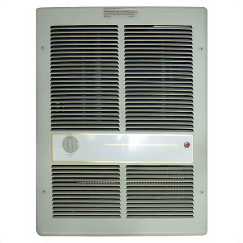 TPI HF3315TRPW 3310 Fan Forced Electric Heater with Single Pole Thermostat, 3/2.25 kW, 208/240 VAC