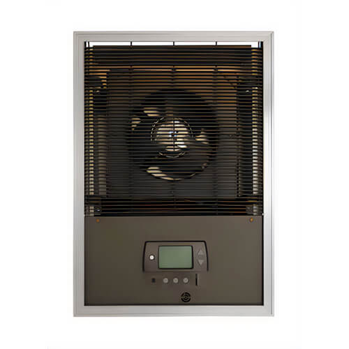 TPI H3452SD 3450SD 1-Phase Fan Forced Heavy Duty Wall Heater with Setback on Demand Thermostat, 6826 Btu/hr Capacity, 240 VAC, 2 kW Power Rating