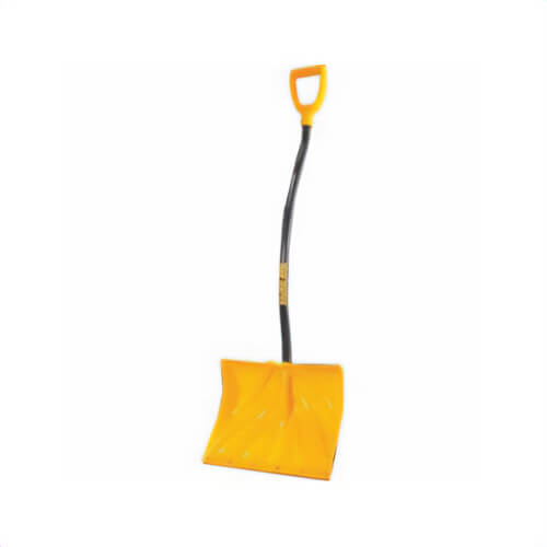 True Temper® 1603400 Snow Shovel, 18 in W, Poly Blade