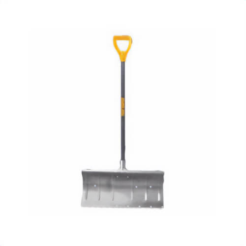 True Temper® 1640000 Snow Pusher with Braces, 24 in W, Aluminum Blade