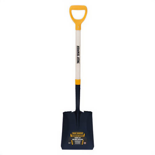 True Temper® 2586000 Square Point Shovel, 28 in Wood D-Handle