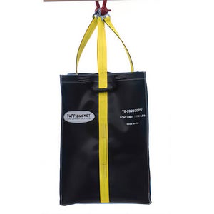 Tuff Bucket TB-202030PV Square VCP Bucket with Vinyl Coated Polyester Base, 750 lb Closure Load Rating, 30 in H, 20 x 20 in dia