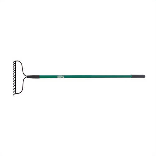UnionTools® 2432200 Bow Rake, 13.78 in W Tines, 14 Tines, Steel, Fiberglass Handle
