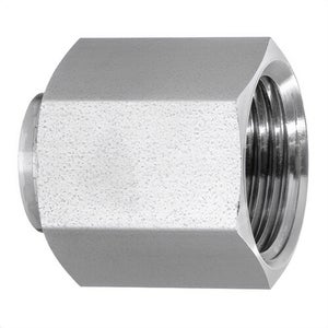 USA Sealing ZUSA-TF-37FL-74 Tube Cap, 1/4 in Nominal, 37° Flare, 9/16 in Hex, 0.59 in Length, 5000 psi, -325 to 800°F, 316 SS