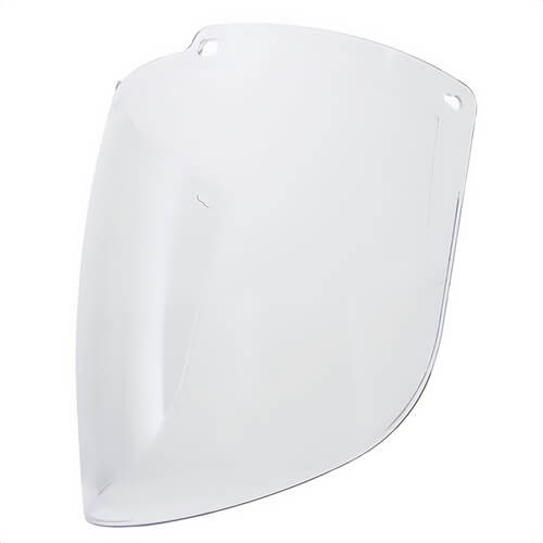 UVEX® by Honeywell S9555 Faceshield Visor, Coated, Clear, Polycarbonate, 3/32 in Visor Thickness, 9 in Height, 15-7/8 in Width