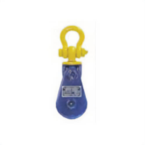 VGD 29353030 V1900 Snatch Block with Swivel Shackle, Rope Cable, 3/8 in, 2 ton Load, 3 in OD