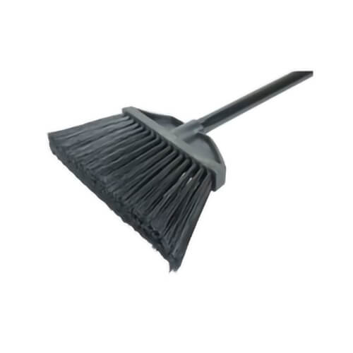 Weiler® Vortec Pro® 75160 Small Angle Broom, Flagged Plastic Bristle, 8 in Plastic Sweep Face, 3-3/4 to 5 in L Trim, 54 in OAL