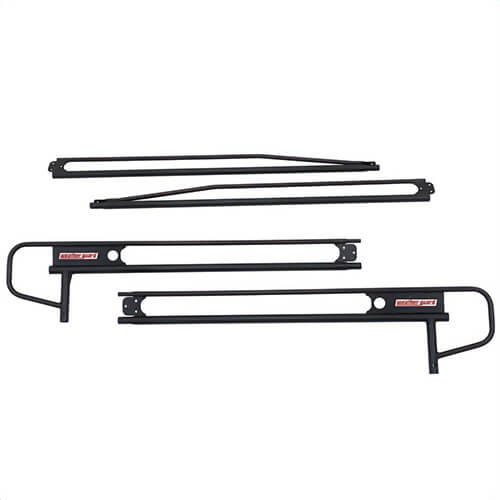 Weather Guard® 1275-52-02 Truck Rack, Full Size, 1000 lb Capacity, 79-1/4 in Length, 57-1/2 in Width, Steel, Matte Black